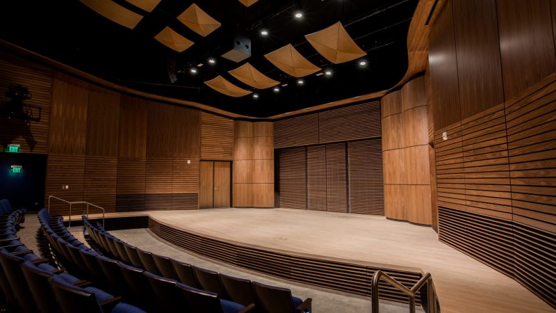 The Kitt Recital Hall at Flagstaff mountain campus.