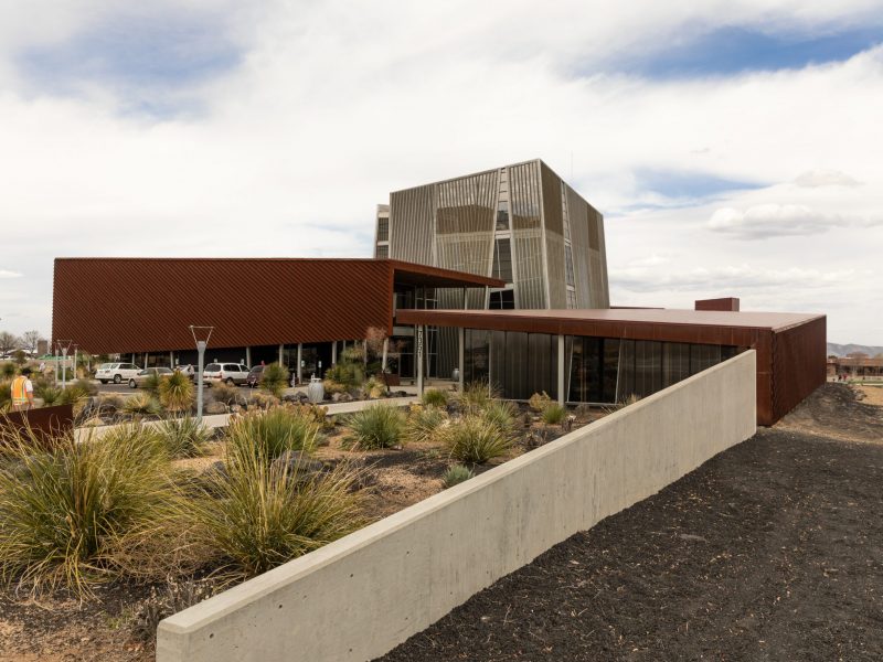 A drone shot of NAU–Yavapai campus