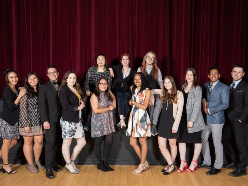 A group picture of the Presidential Leadership Fellows.