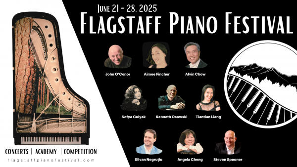 Flagstaff Piano Festival Screen showing all performers