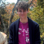 NAU student Vincent at a park in Japan.