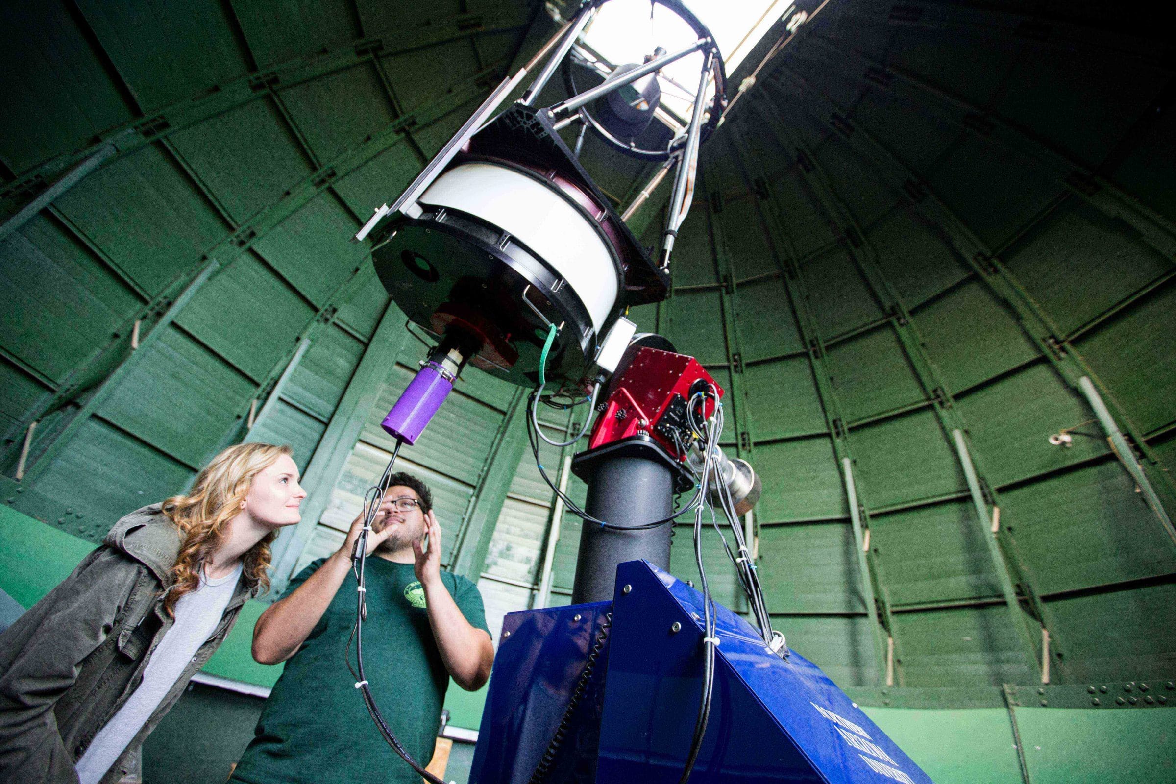 N A U astronomy students build camera to track asteroids.