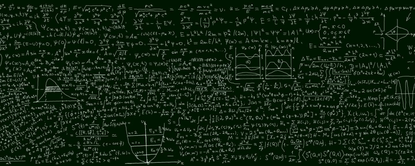 Quantum Physics Blackboard