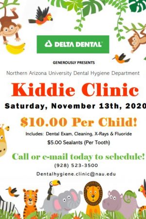 A NAU dental hygiene flier.