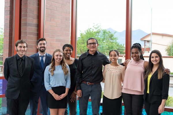 Students completing the Summer 2018 Research Experience for Undergraduates Program