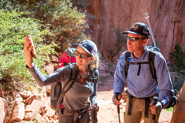 Cecily in the Grand Canyon