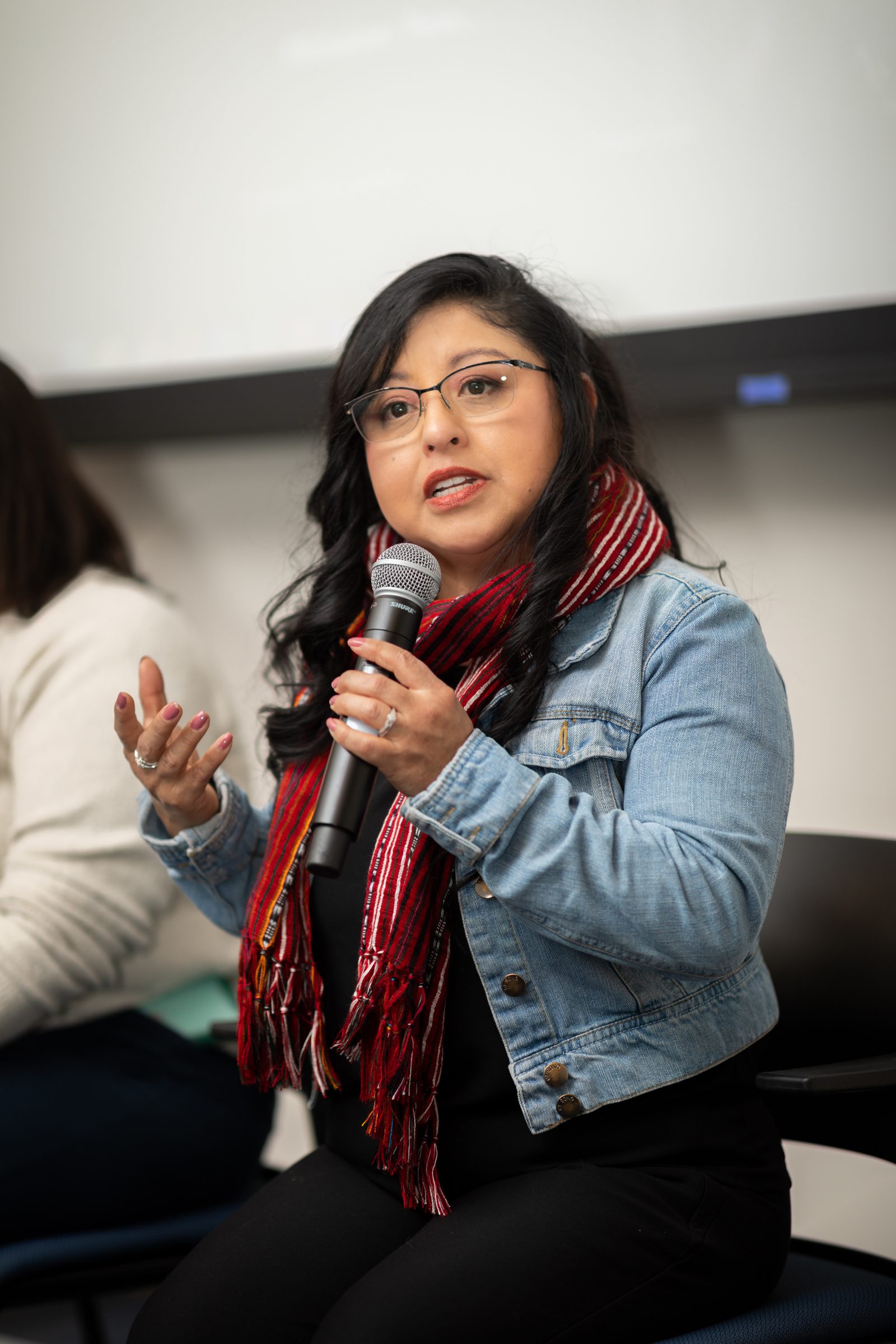 Hispanic-Serving Institution Advisor to the Provost Claudia Rodas speaks at the symposium, Encuentro NAU.