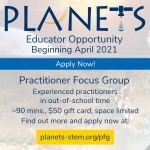 A flyer detailing applications for PFG