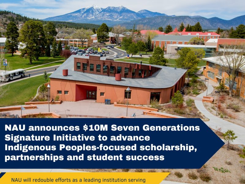 Center for Native American and Indigenous Futures (CNAIF) with $10 million announcement text.