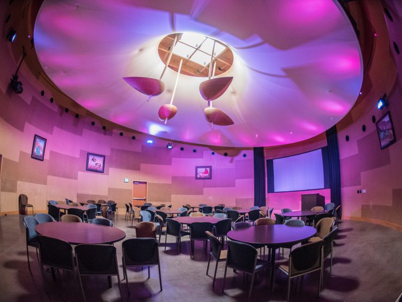 Interior room in the Center for Native American and Indigenous Futures (CNAIF).