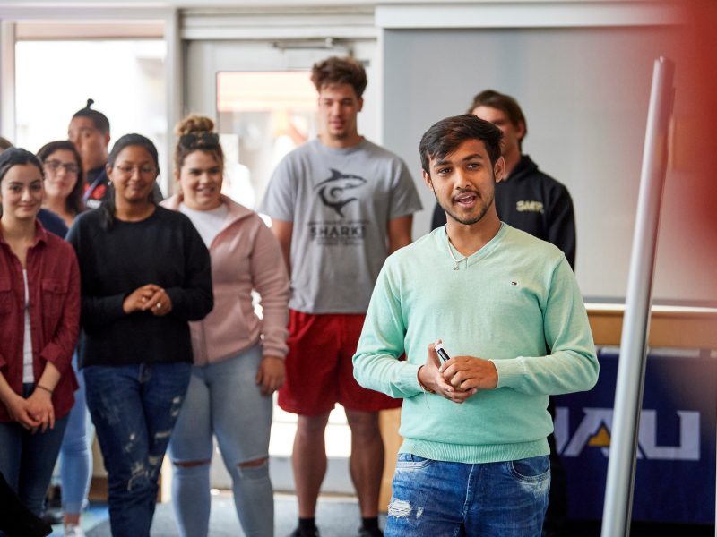Students at N A U Boundaryless give opportunities to get hands-on experience.