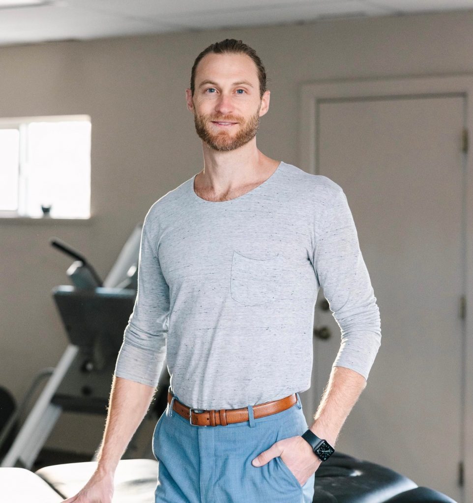 Physical Therapist and N A U alumni, Dustin Titcomb.