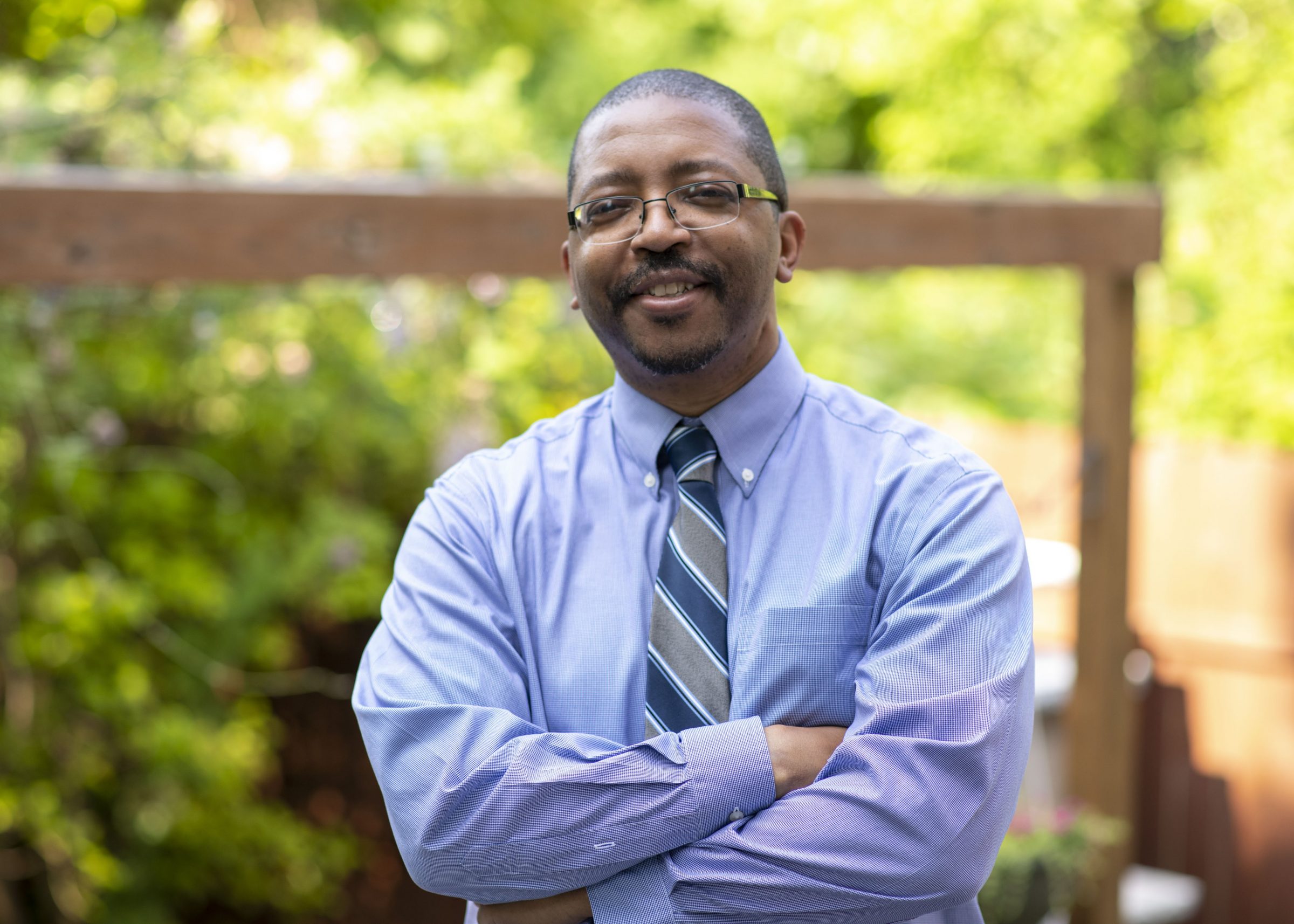 Dr. Michael Harris-Love, the 2024 winner from C H H S of the President's Alumni Award.