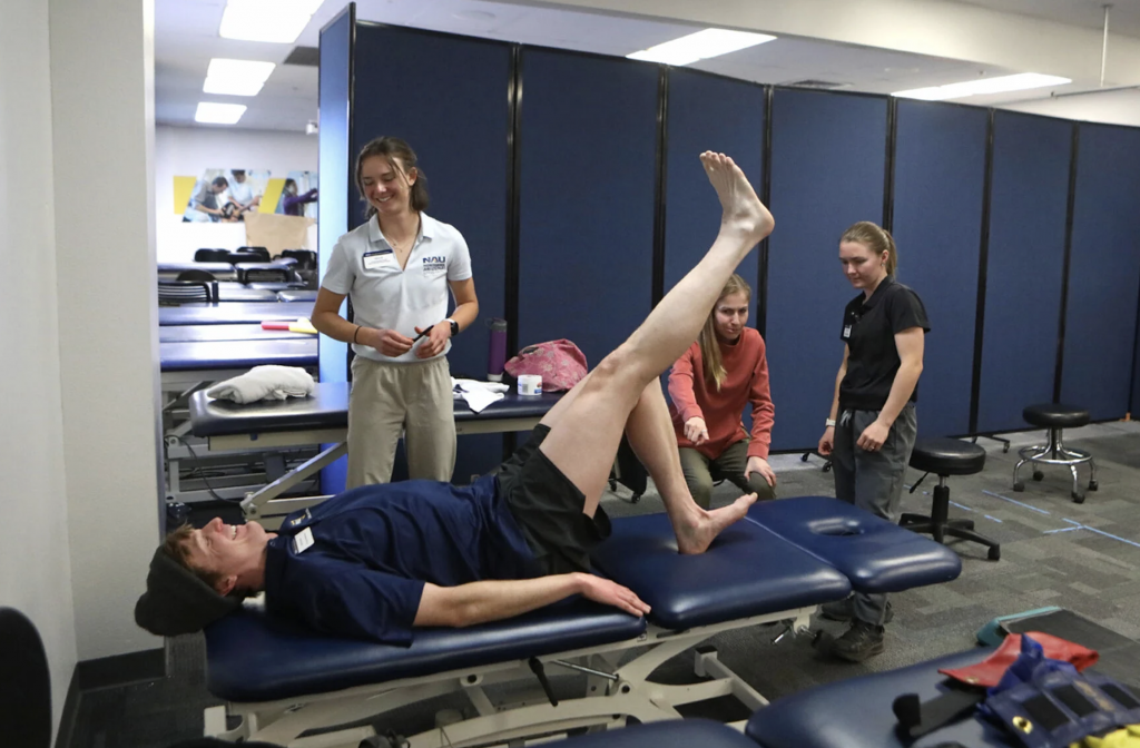 NAU Health students assisting patients in Arizona.