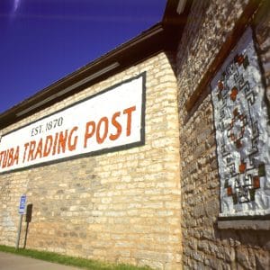 Tuba Trading Post, signs.