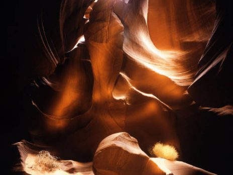 Bouncing Light. 1998. Antelope Canyon, Arizona. 4×5″ photographic transparency. NAU.PH.2021.24.007.SD.V-8652