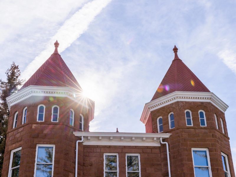 Old main at N A U campus.