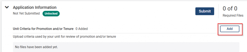 Click the add button to upload materials.