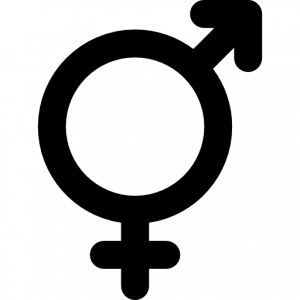Gender-neutral restroom symbol