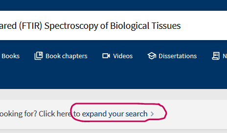 Expand your search