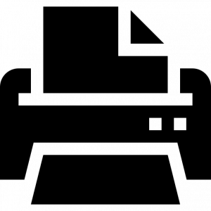 Printer and scanner symbol