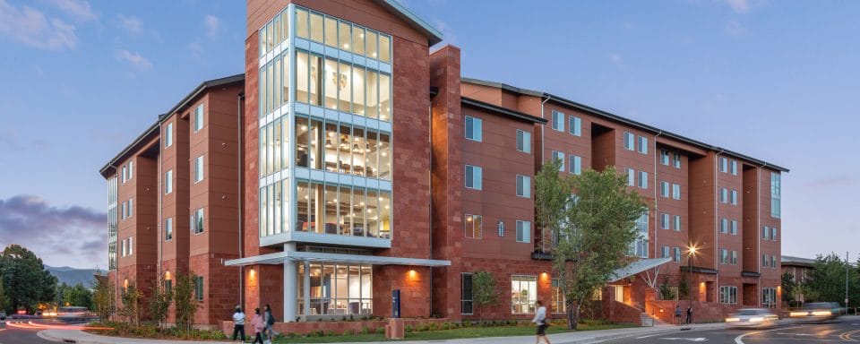 Outside image of the Honors College