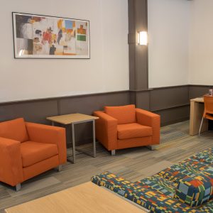 Picture of sechrist lobby and seating areas