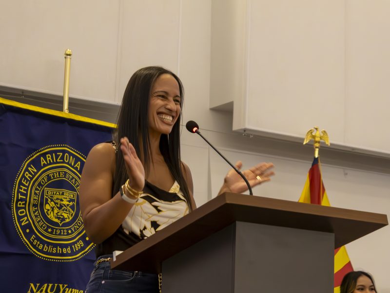 N A U College of Nursing pinning ceremony.